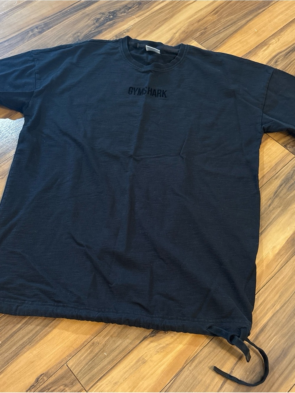 Gymshark Black Restore Cinch Waist Short Sleeve T-shirt / Men’s Medium